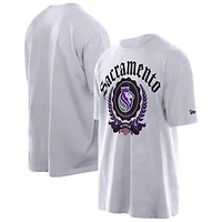 V107988 KINGS WHI SP25 T-shirt à manches courtes oversize point de chaînette pour homme New Era Throwback Prep TEEMENSCR 60597364 #3