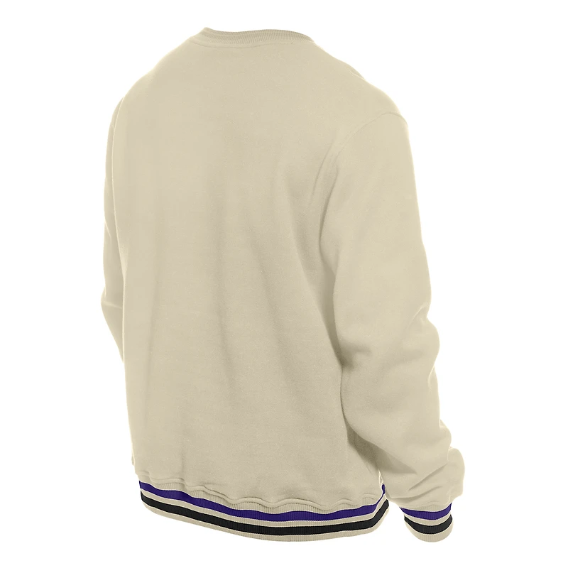 Sweat-shirt à capuche rétro blanc Sacramento Kings de New Era pour homme