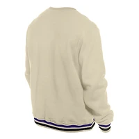 Sweat-shirt à capuche rétro blanc Sacramento Kings de New Era pour homme