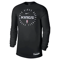Men's Nike Black Sacramento Kings 2024/25 Legend On-Court Practice Long Sleeve T-Shirt