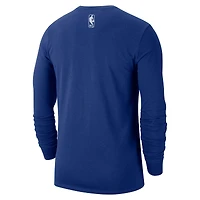 T-shirt à manches longues Nike City Edition Essential Logo Sacramento Kings 2024/25 bleu pour homme
