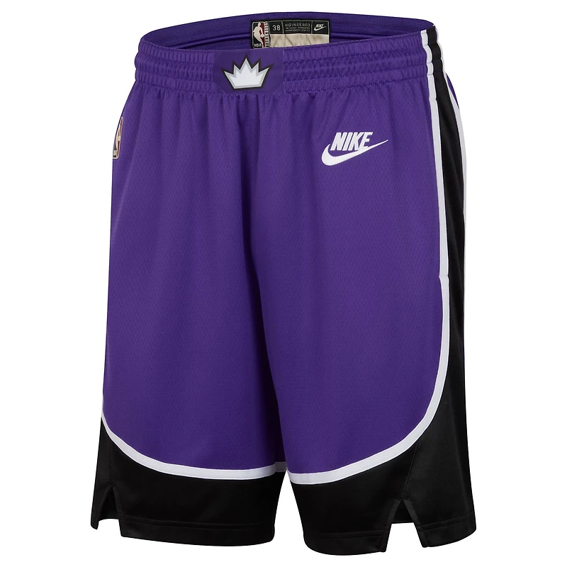Short Nike violet pour homme Sacramento Kings Classic Edition 2024/25 Swingman