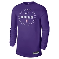 Men's Nike Purple Sacramento Kings 2024/25 Legend On-Court Practice Long Sleeve T-Shirt