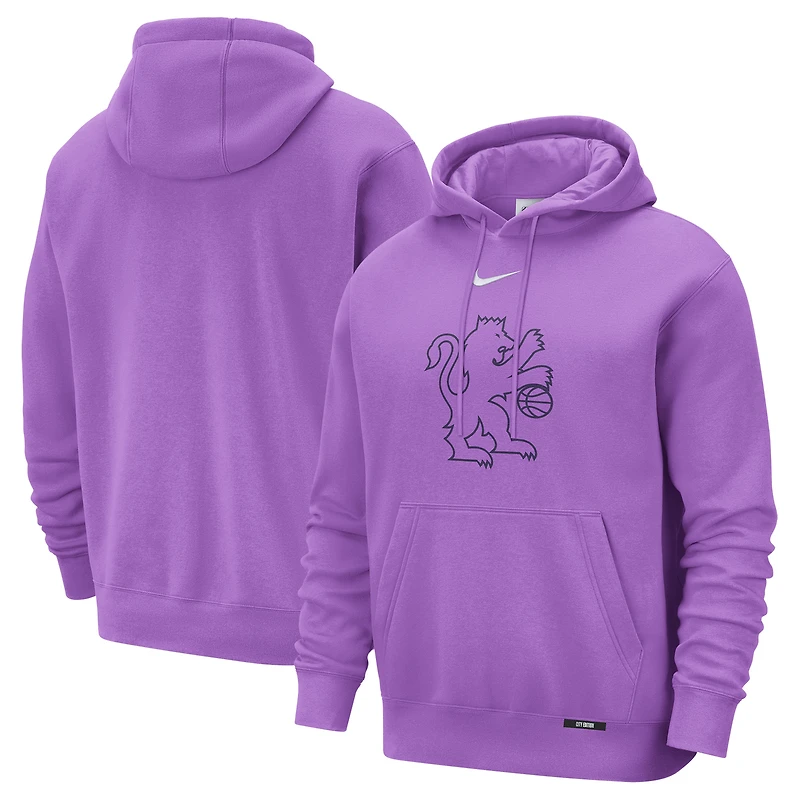 Sweat à capuche Nike violet Sacramento Kings 2025/26 City Edition Essential Logo Remix pour homme