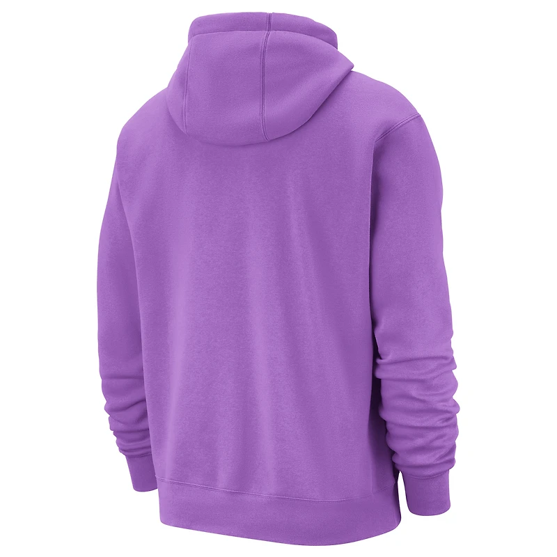 Men's Nike  Purple Sacramento Kings 2025/26 City Edition Essential Logo Remix Hoodie