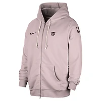 Veste à capuche entièrement zippée Nike Purple Sacramento Kings Authentic Standard Issue pour homme