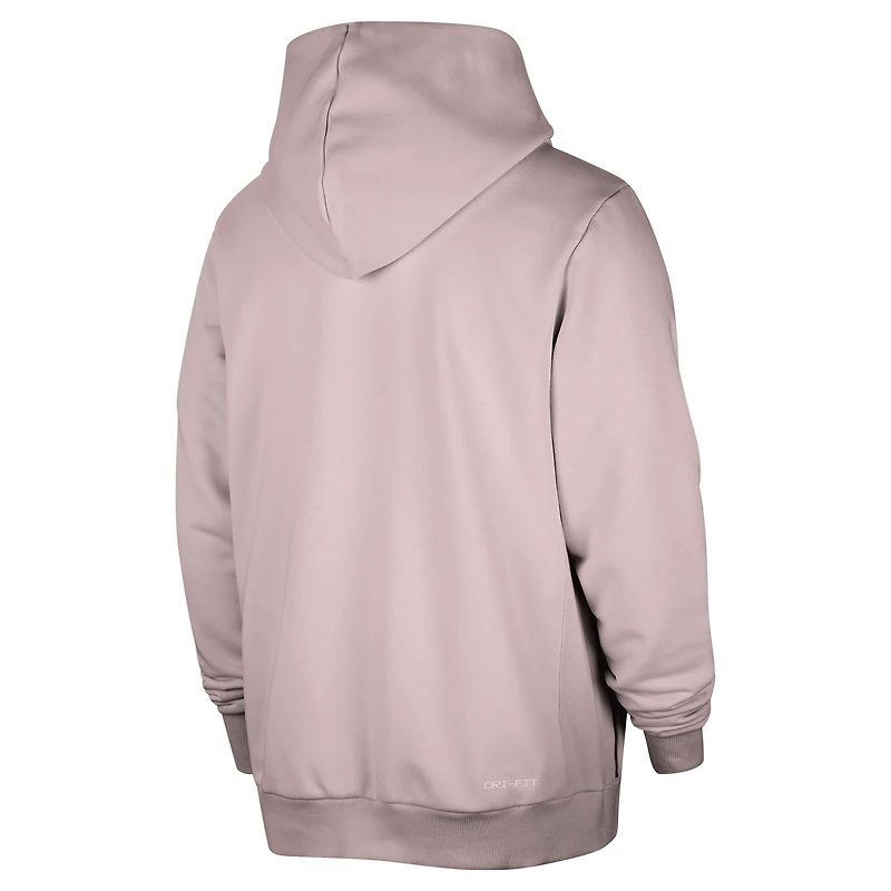 Veste à capuche entièrement zippée Nike Purple Sacramento Kings Authentic Standard Issue pour homme