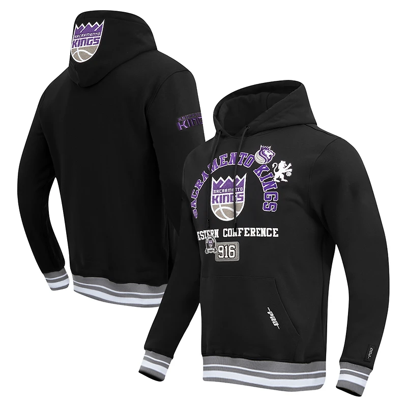 Men's Pro Standard Black Sacramento Kings Area Code Pullover Hoodie