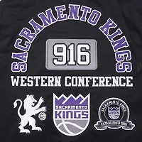 Veste zippée en sergé noir Pro Standard pour homme Sacramento Kings Area Code