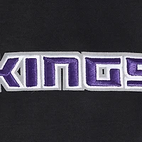 Men's Pro Standard Black Sacramento Kings Split Logo Pullover Hoodie