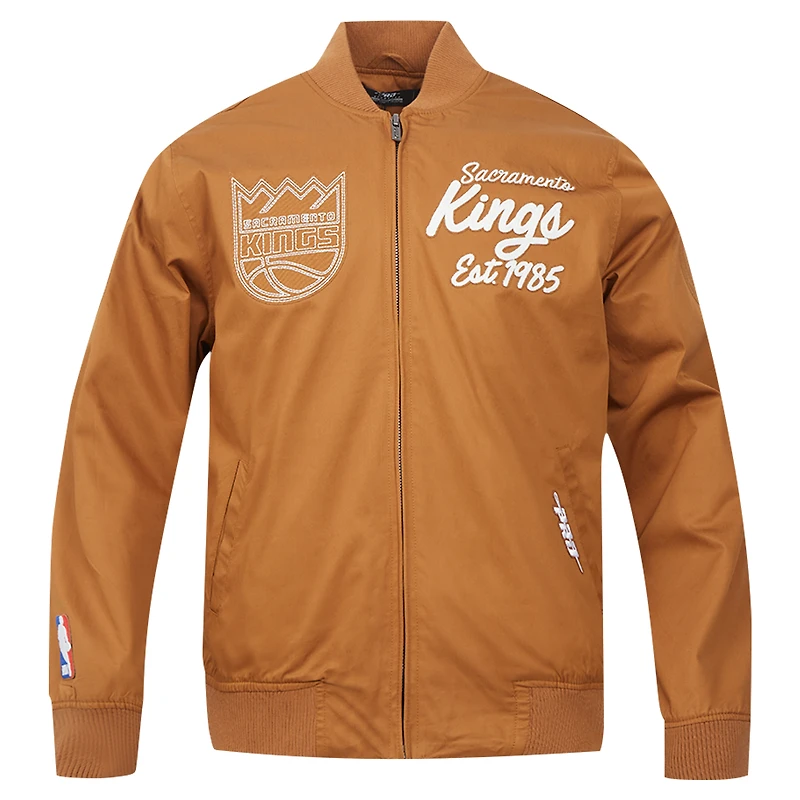 Men's Pro Standard Brown Sacramento Kings Paint The City Full-Zip Jacket