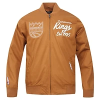 Men's Pro Standard Brown Sacramento Kings Paint The City Full-Zip Jacket