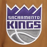 Veste zippée complète Pro Standard Brown Sacramento Kings pour homme