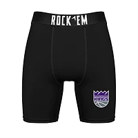 Pack combiné de chaussettes et caleçons boxeurs Rock Em Socks pour hommes Sacramento Kings Primary Crew