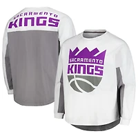 Sweat-shirt blanc Stadium Essentials pour hommes des Sacramento Kings Rally