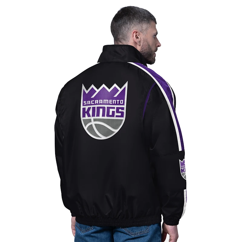Men's Starter  Purple Sacramento Kings Freestyle Lightweight Full-Zip Jacket