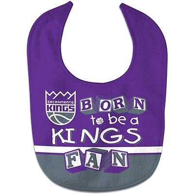 Nouveau-né et nourrisson WinCraft Sacramento Kings Born to Be a Fan All-Pro - Bavoir pour bébé