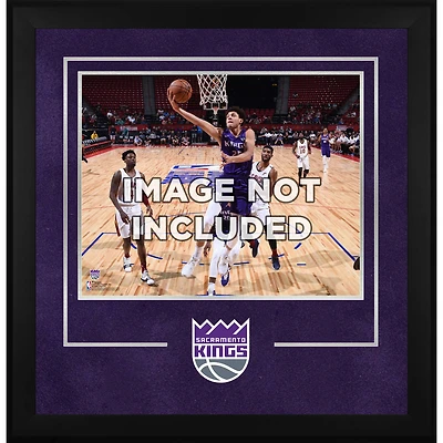 Cadre d'installation horizontal de luxe 16" x 20" des Sacramento Kings avec logo de l'équipe