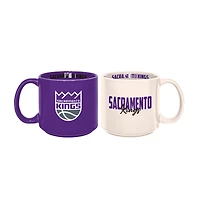 Lot de 2 tasses empilables de 15 oz des Sacramento Kings
