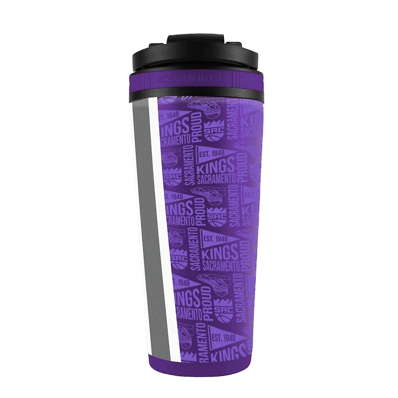 Sacramento Kings 26oz. 4D Stainless Steel Shaker Bottle