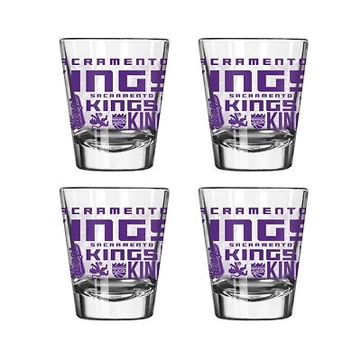 Sacramento Kings 4-Pack 2oz. Shot Glass Set