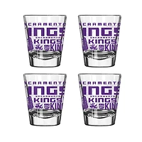 Sacramento Kings 4-Pack 2oz. Shot Glass Set