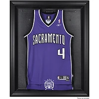 Vitrine de présentation du maillot avec logo de l'équipe Sacramento Kings 1994-2016 en bois dur avec cadre noir