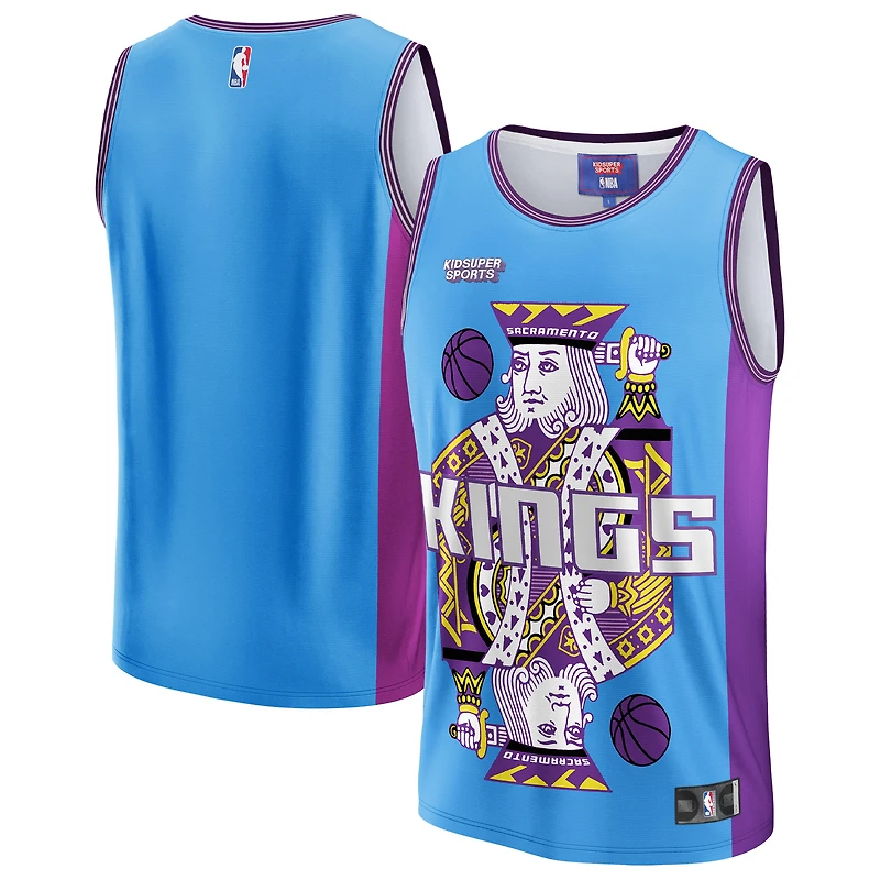 Maillot unisexe NBA & KidSuper Studios par Fanatics bleu Sacramento Kings Hometown