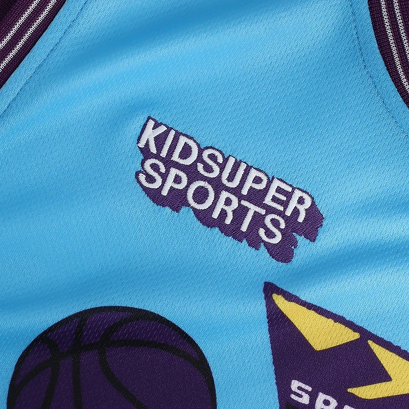 Maillot Unisex NBA & KidSuper Studios by Fanatics Bleu Sacramento Kings Hometown