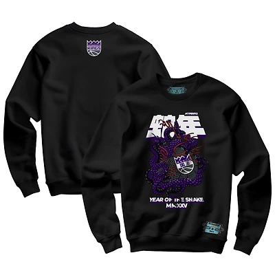 Unisex NBALab x Hyperfly Black Sacramento Kings Year of the Snake Lunar New Collection Sweatshirt