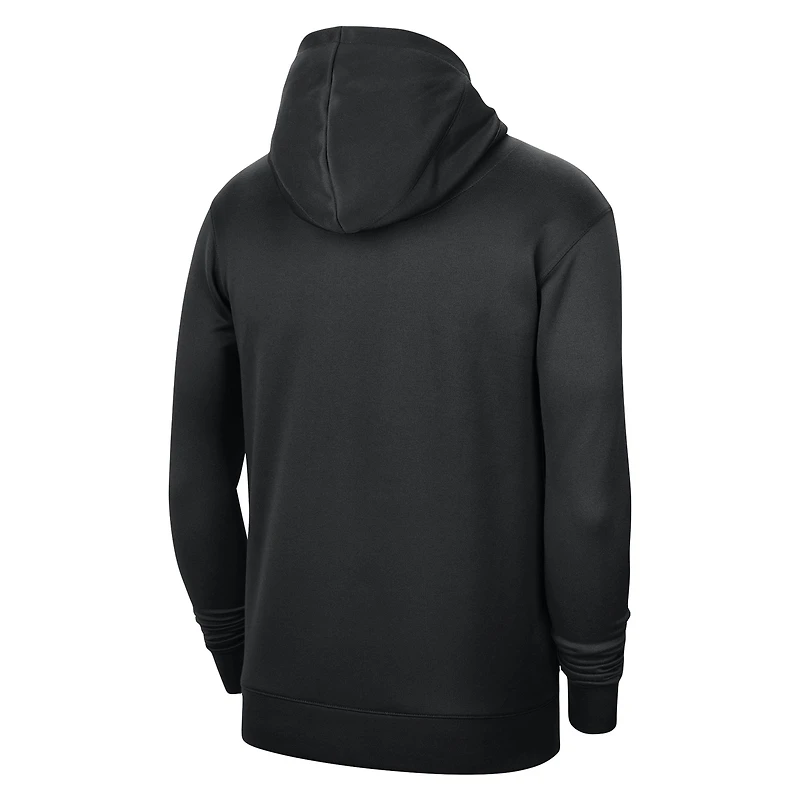 Unisex Nike Black Sacramento Kings 2023/24 Performance Spotlight On-Court Practice Pullover Hoodie