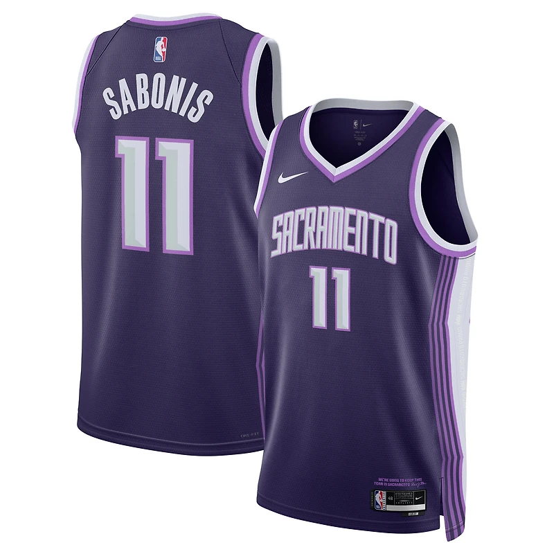 Unisex Nike Domantas Sabonis Purple Sacramento Kings 2025/26 Swingman Jersey - City Edition