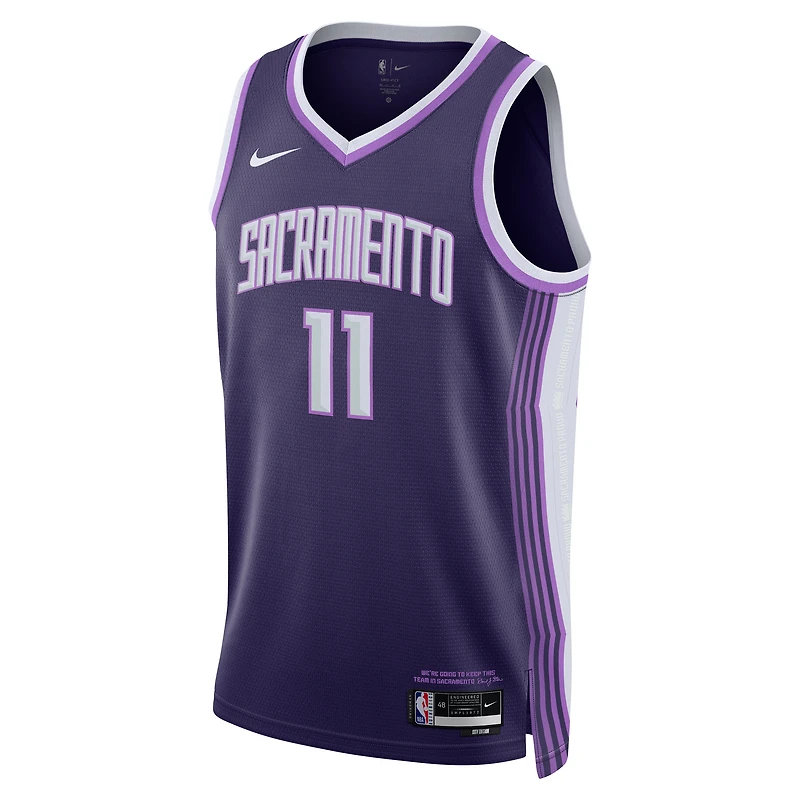 Unisex Nike Domantas Sabonis Purple Sacramento Kings 2025/26 Swingman Jersey - City Edition
