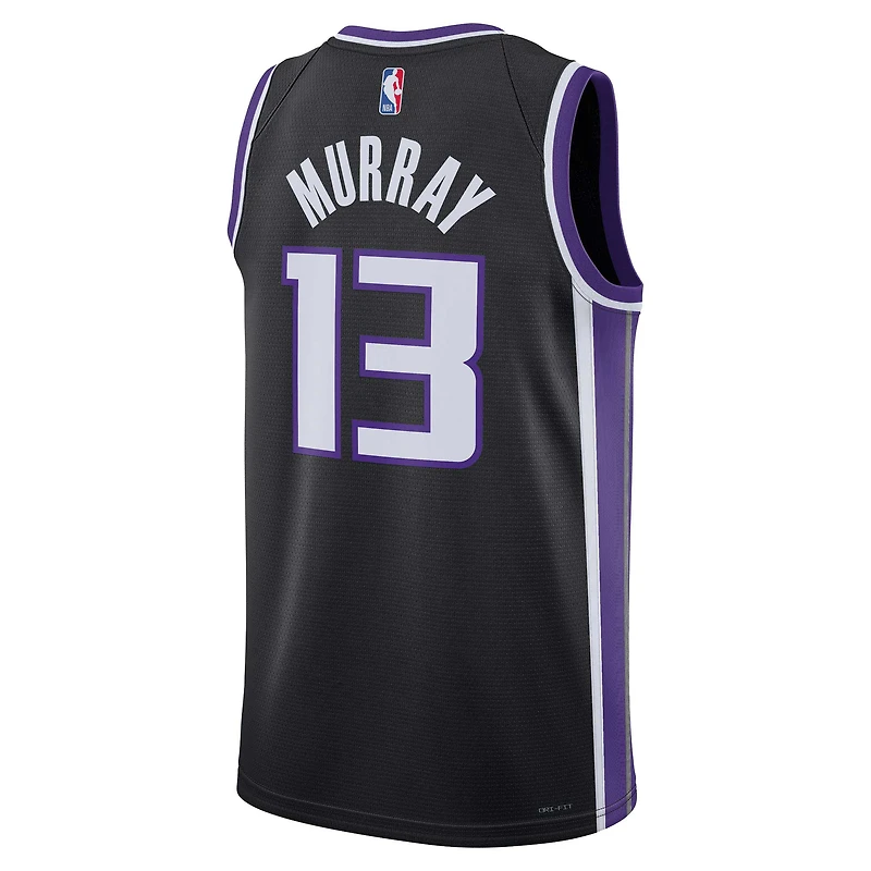 Unisex Nike Keegan Murray Black Sacramento Kings Swingman Jersey - Icon Edition