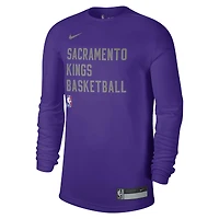 T-shirt à manches longues unisexe Nike violet Sacramento Kings 2023/24 Legend On-Court Practice