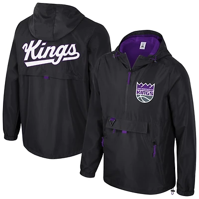 Unisex Stadium Essentials Black Sacramento Kings Compete Quarter-Zip Hoodie Jacket