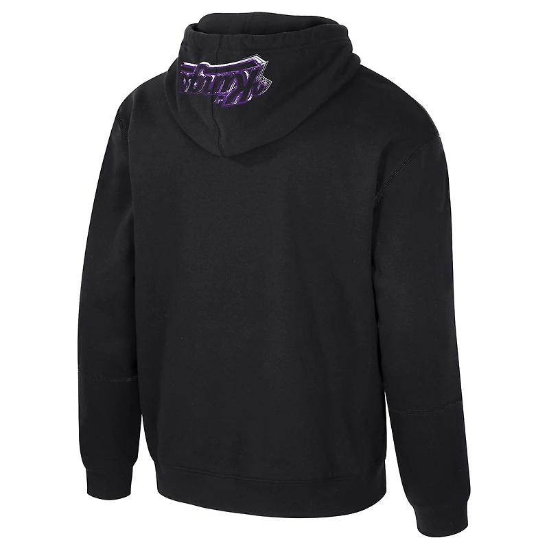 Unisex Stadium Essentials Black Sacramento Kings Elementized Pullover Hoodie