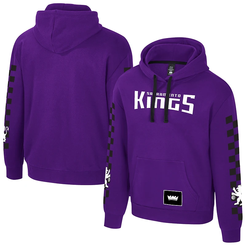 Sweat à capuche unisexe Stadium Essentials violet Sacramento Kings City Star