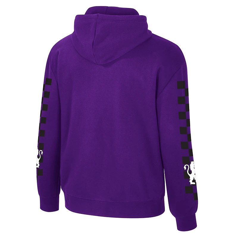 Sweat à capuche unisexe Stadium Essentials violet Sacramento Kings City Star