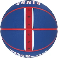Ballon de basket-ball de collection Wilson 2024-25 autographié par Vlade Divac Sacramento Kings City Edition