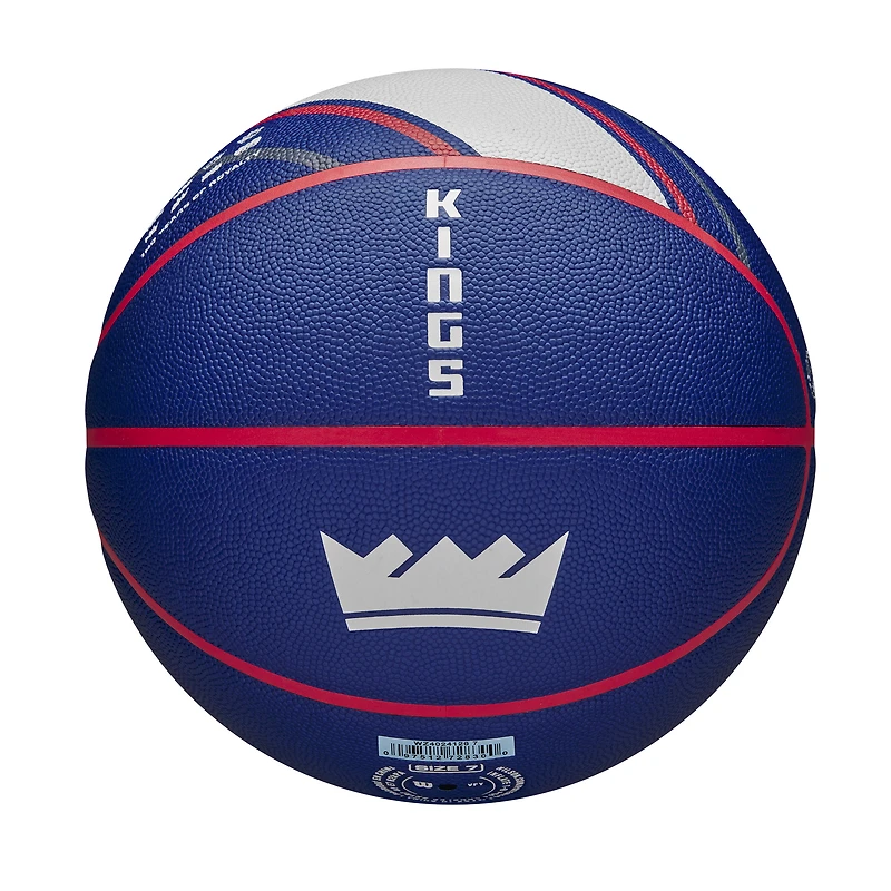Ballon de basket-ball de collection Wilson Sacramento Kings 2023/24 City Edition