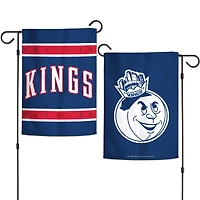 Drapeau de jardin recto verso WinCraft Sacramento Kings 2024/25 City Edition 12" x 18"