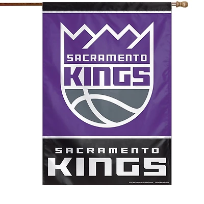 WinCraft Sacramento Kings 28 "x 40" Bannière verticale simple face avec logo principal