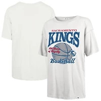 Women's '47  White Sacramento Kings City Edition Down Court Sadie T-Shirt