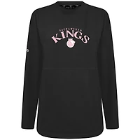 Sweat-shirt à col cintré Beaudry pour la fête des mères Sacramento Kings de Levelwear femme, noir