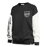 Women's '47 Oversized Pullover Sweatshirt Black Sacramento Kings  Rise Andie