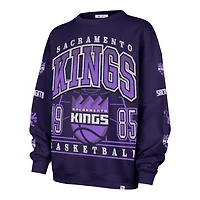 Women's '47  Purple Sacramento Kings 2025/26 City Edition Go Big Oversized Sweatshirt