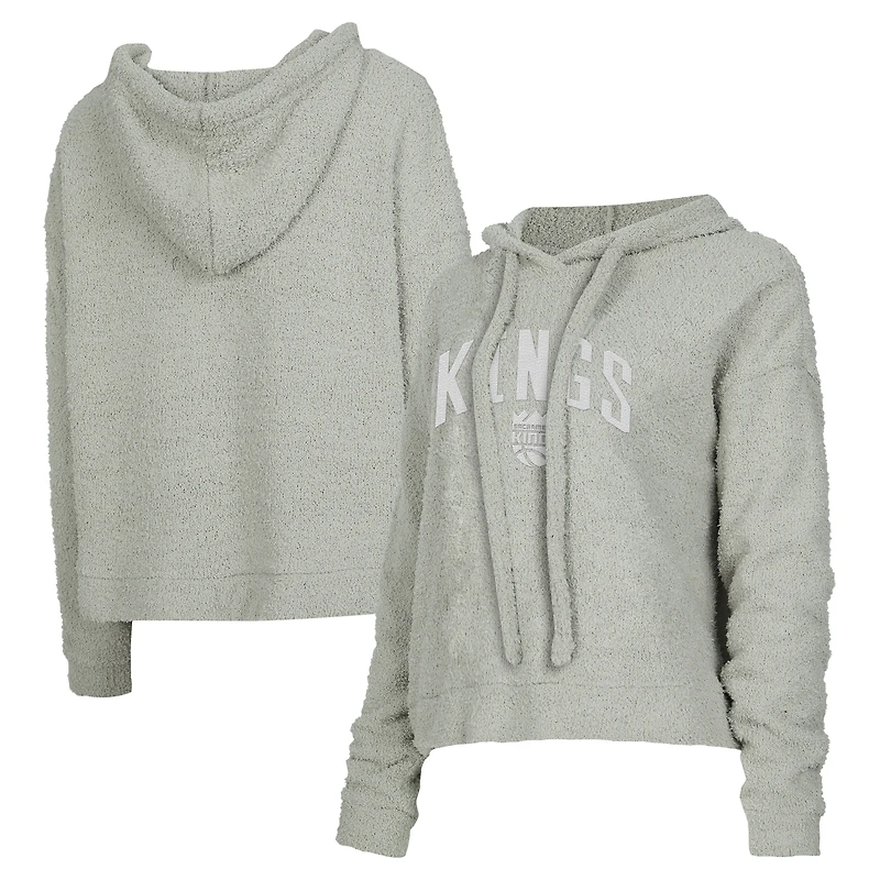 Women's Concepts Sport Gray Sacramento Kings Ventura Comfy Pullover Hoodie