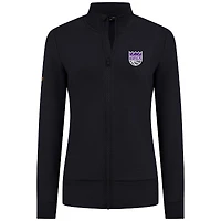 Women's Levelwear Black Sacramento Kings Shine Full-Zip Jacket