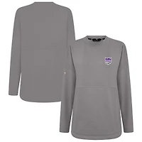 Sweat-shirt gris Beaudry pour femme des Sacramento Kings de Levelwear